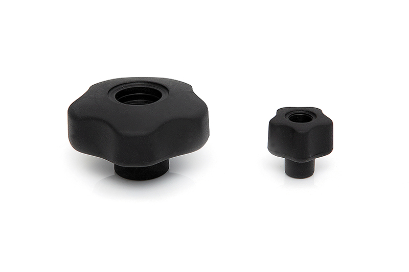 Model 01T PK - "Soft touch" Lobe Knob